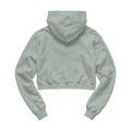 Womens Hoodie Mockup | Ash Crop Fit Back View | POD Print Mockup | Instant JPG Download | Commercial Licence Included | MockupBulk