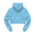 Womens Hoodie Mockup — Baby Blue Crop Fit Back View — JPG Mockup Download | For POD Sellers Designers Etsy Shops | Commercial Use | MockupBulk