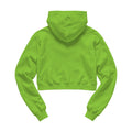 Womens Hoodie Mockup — Kiwi Crop Fit Back View — Print on Demand Mockup | High-Res JPG Download | Commercial Use Included | MockupBulk