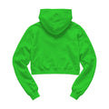 Womens Hoodie Mockup | Lime Crop Fit Back View — High-Res JPG Template | Instant Digital Download | POD Etsy Shopify | MockupBulk