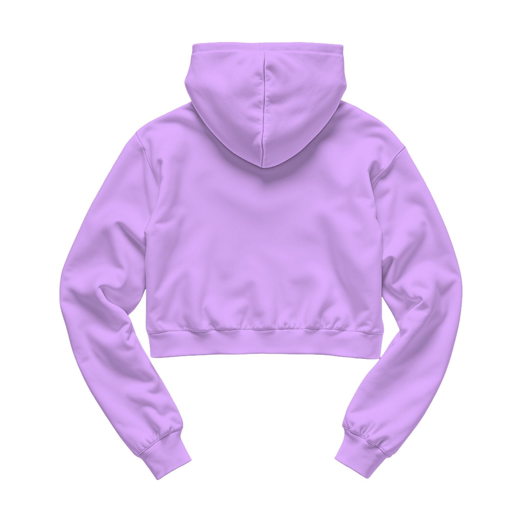 Womens Hoodie Mockup | Mauve Crop Fit Back View | Etsy POD Mockup Template | Instant Download JPG | Commercial Use | MockupBulk
