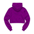 Womens Hoodie Mockup | Purple Crop Fit Back View — High-Res JPG Instant Download | Commercial Use | Etsy POD Shopify Template | MockupBulk