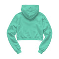 Womens Hoodie Mockup | Seafoam Crop Fit Back View — High-Res JPG Instant Download | Commercial Use | Etsy POD Shopify Template | MockupBulk