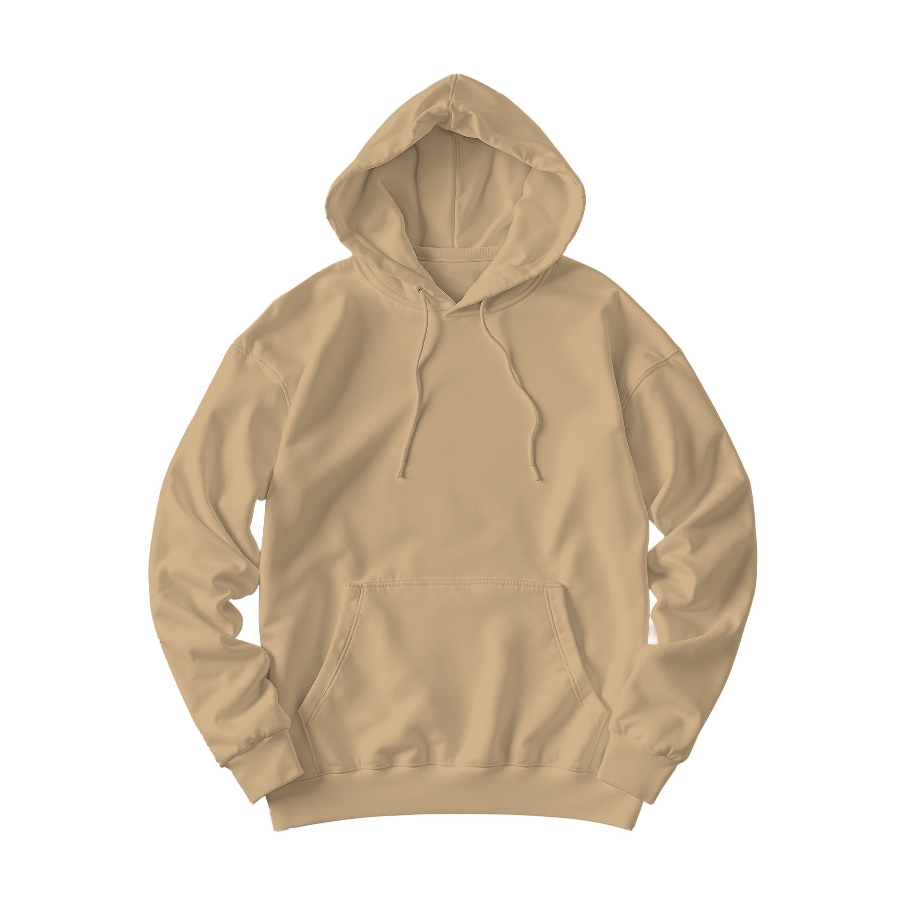 Unisex Hoodie Mockup — Tan Oversized Fit — Digital Download Mockup | High-Resolution JPG | Commercial Use Included | MockupBulk