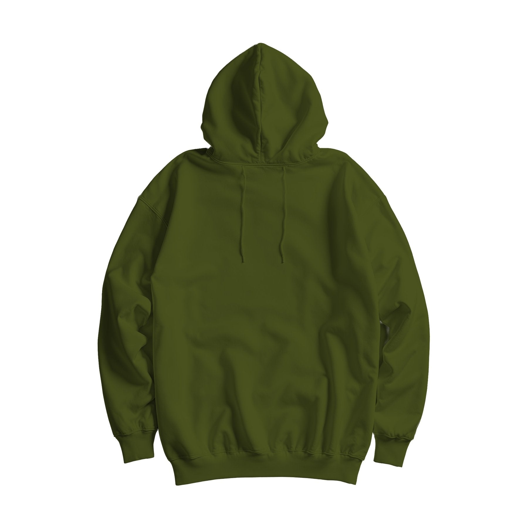 Unisex Hoodie Mockup, Army Oversized Fit Back View | JPG Mockup Download | For POD Sellers Designers Etsy Shops | Commercial Use | MockupBulk