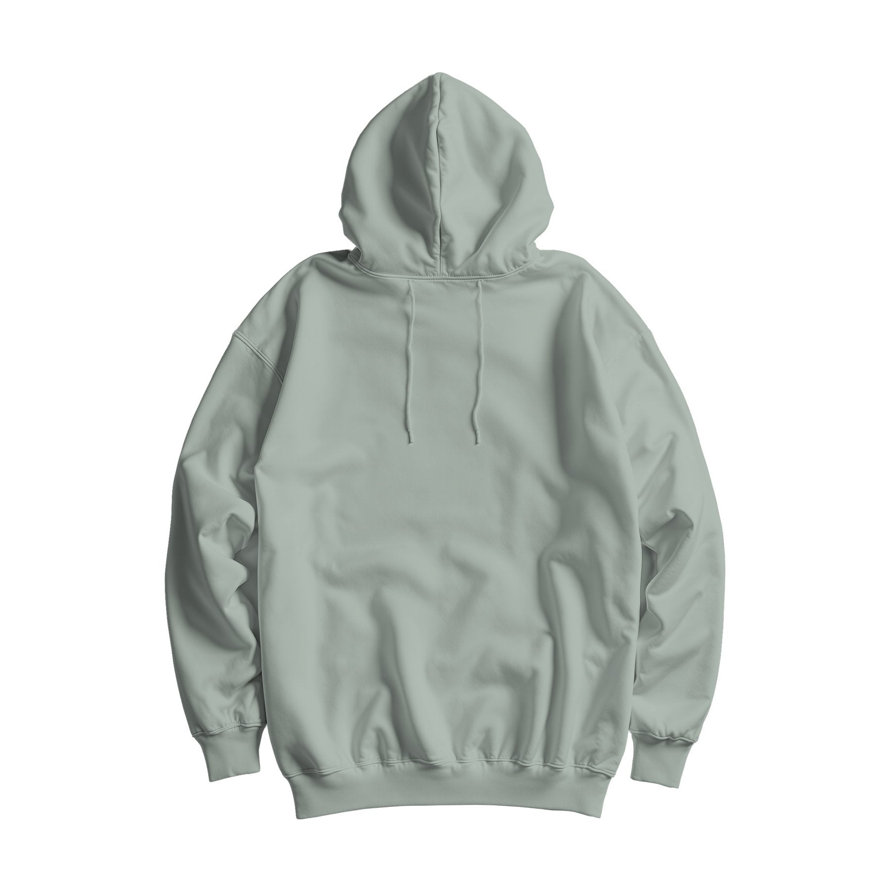 Unisex Hoodie Mockup | Ash Oversized Fit Back View | Instant JPG Download | Commercial Licence | Etsy POD Print Mockup | MockupBulk