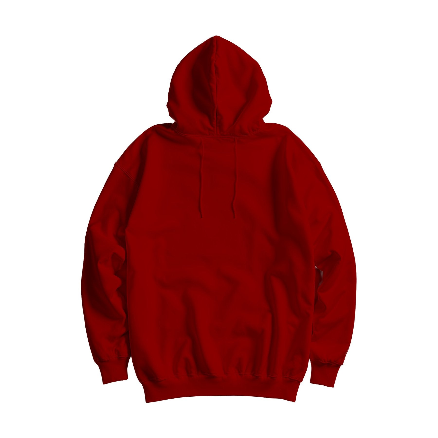 Cardinal Oversized Fit Back View Unisex Hoodie Mockup | High-Res JPG Template | Instant Digital Download | POD Etsy Shopify | MockupBulk