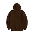 Unisex Hoodie Mockup — Dark Chocolate Oversized Fit Back View — High-Res Mockup Template | JPG Digital Download | Commercial Licence | MockupBulk