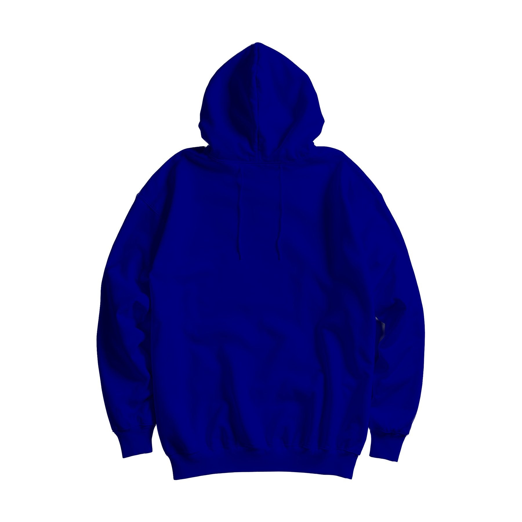 Unisex Hoodie Mockup | Navy Oversized Fit Back View — Shopify Etsy Mockup Template | High-Res JPG | Commercial Use Download | MockupBulk