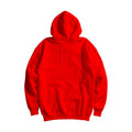 Unisex Hoodie Mockup — Red Oversized Fit Back View — High Resolution JPG | POD Mockup Template | Commercial Use Download | MockupBulk