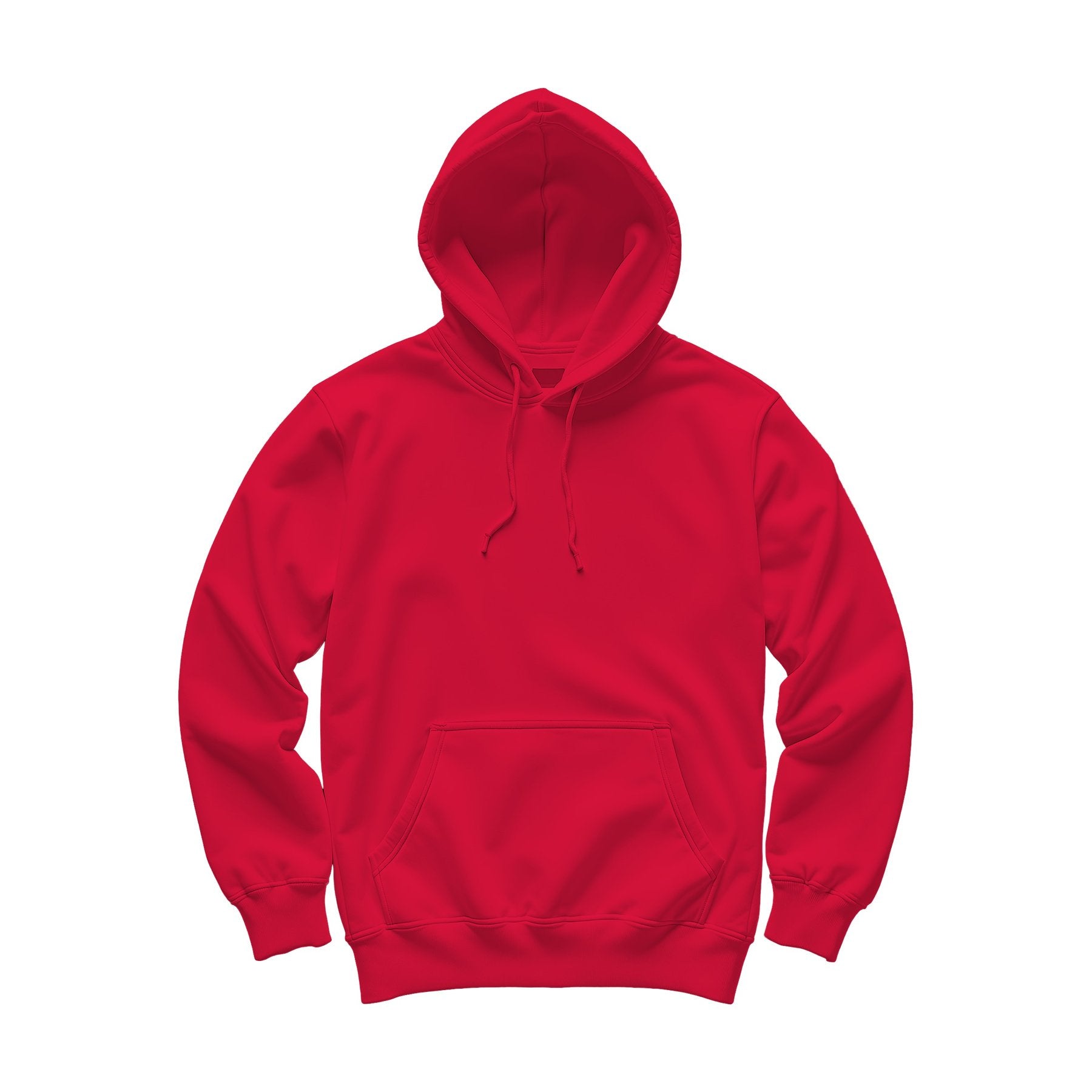 Unisex Hoodie Mockup — Crimson — Digital Download Mockup | High-Resolution JPG | Commercial Use Included | MockupBulk