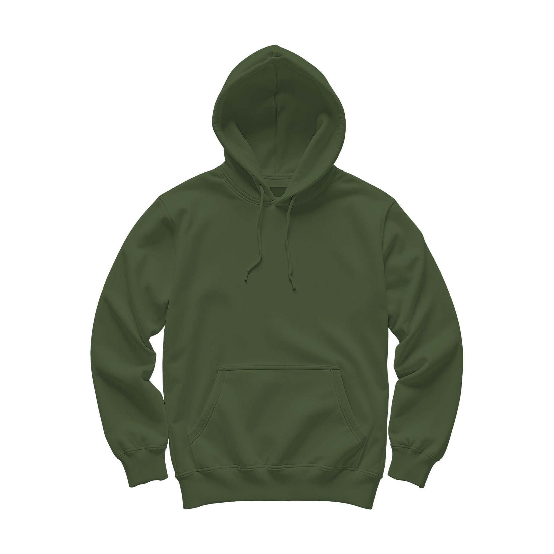Unisex Hoodie Mockup | Military Green — High-Res JPG Template | Instant Digital Download | POD Etsy Shopify | MockupBulk