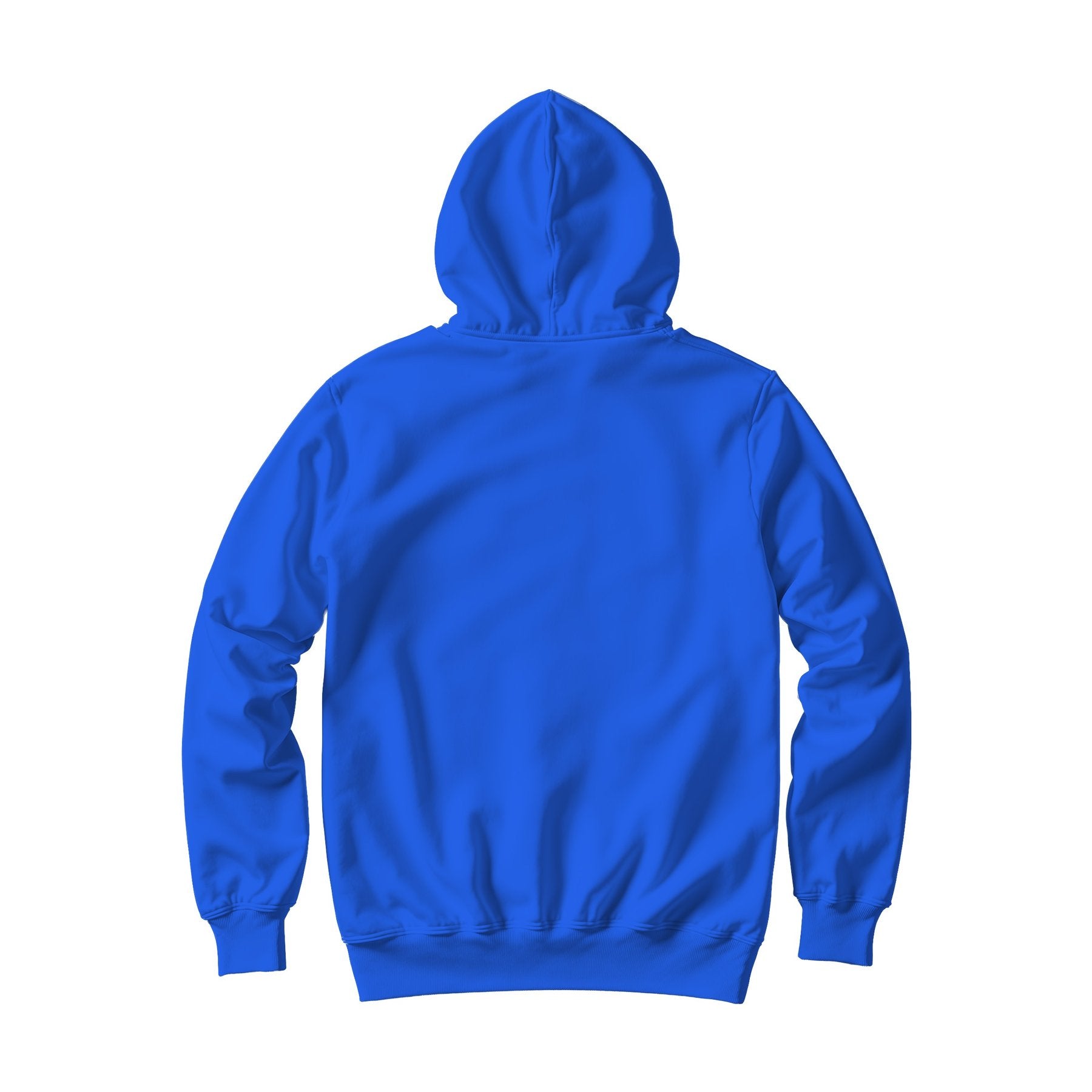 Unisex Hoodie Mockup | Blue Back View | JPG Digital Download | Etsy Shopify Mockup | Commercial Licence Included | MockupBulk