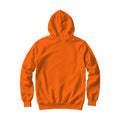 Unisex Hoodie Mockup — Bright Orange Back View — High Resolution JPG | POD Mockup Template | Commercial Use Download | MockupBulk