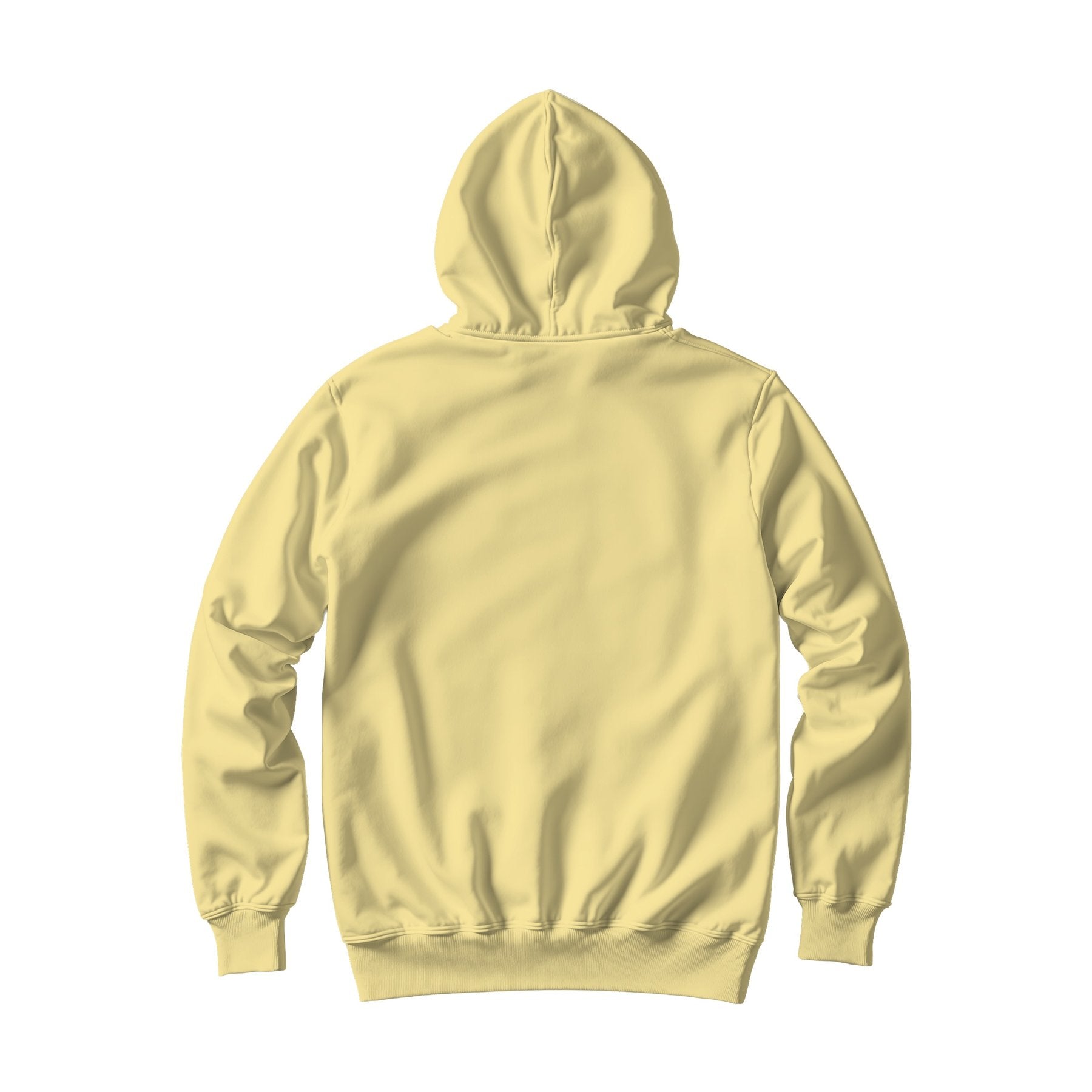 Unisex Hoodie Mockup | Butter Back View | High-Res Mockup Template | JPG Digital Download | Commercial Licence | MockupBulk