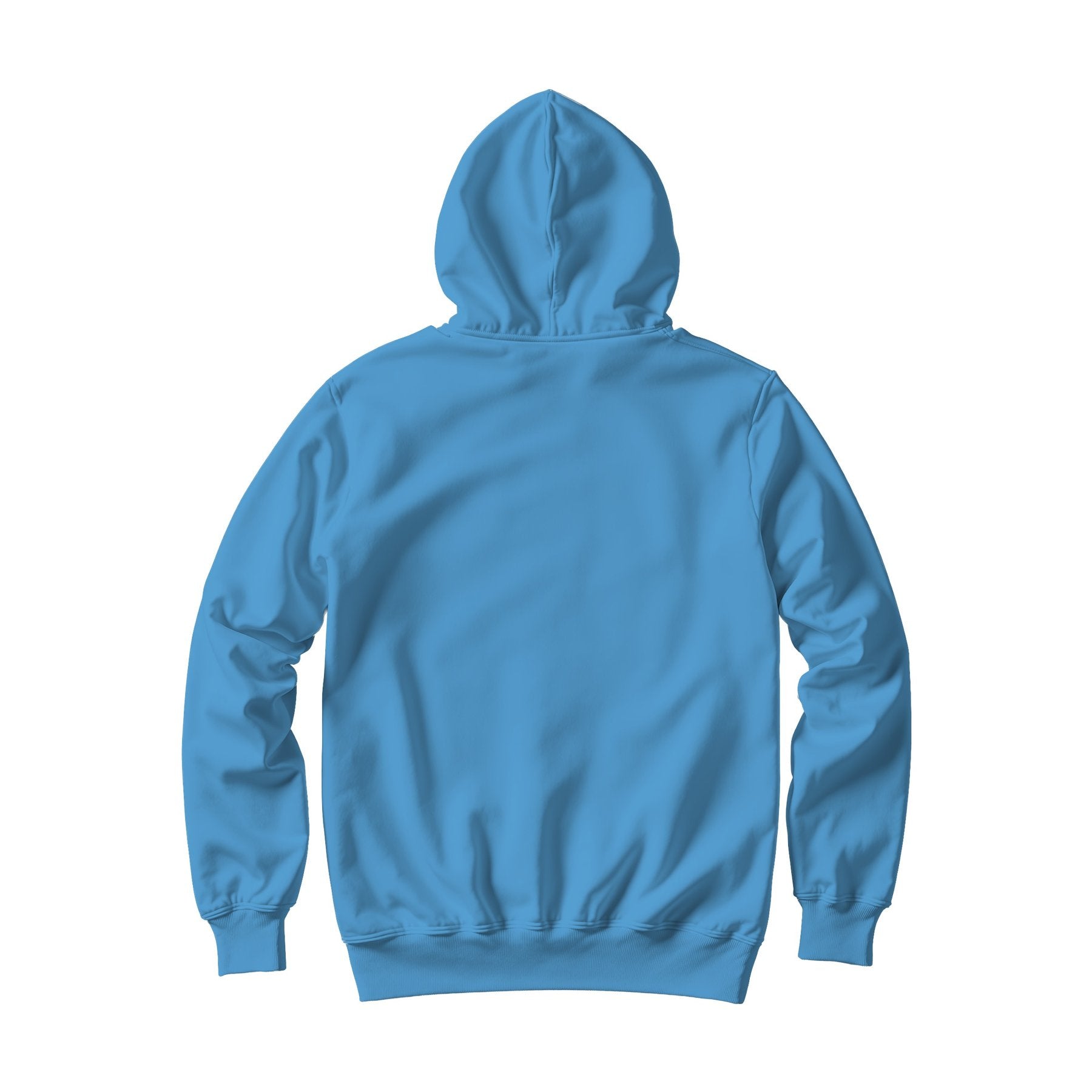 Unisex Hoodie Mockup | Carolina Blue Back View — Instant JPG Download | Commercial Licence | Etsy POD Print Mockup | MockupBulk