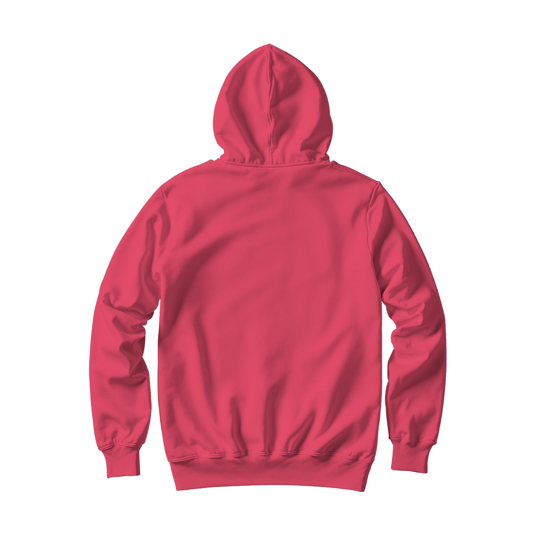 Unisex Hoodie Mockup — Crunchberry Back View — JPG Mockup Download | For POD Sellers Designers Etsy Shops | Commercial Use | MockupBulk