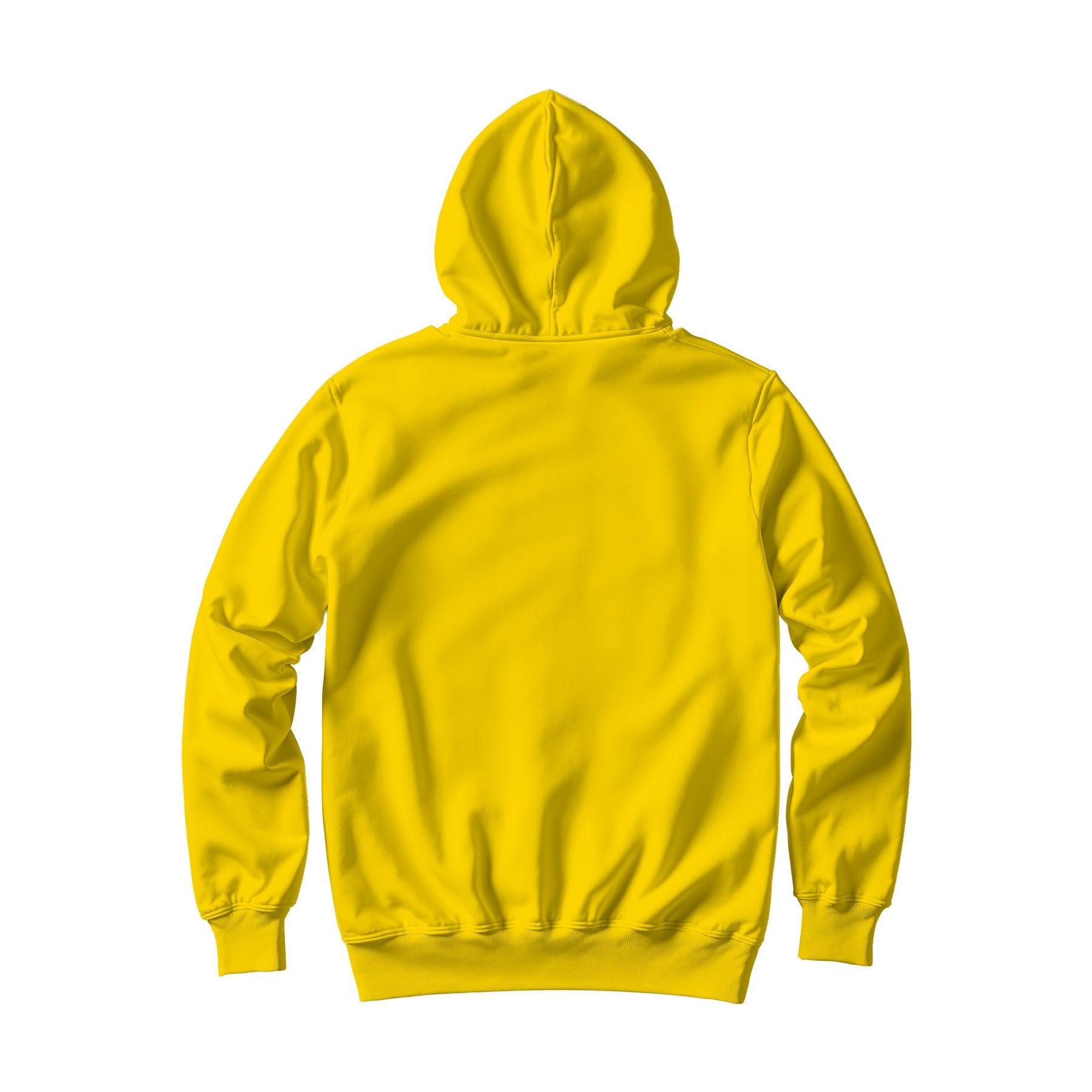 Unisex Hoodie Mockup | Gold Back View — High Resolution JPG | POD Mockup Template | Commercial Use Download | MockupBulk
