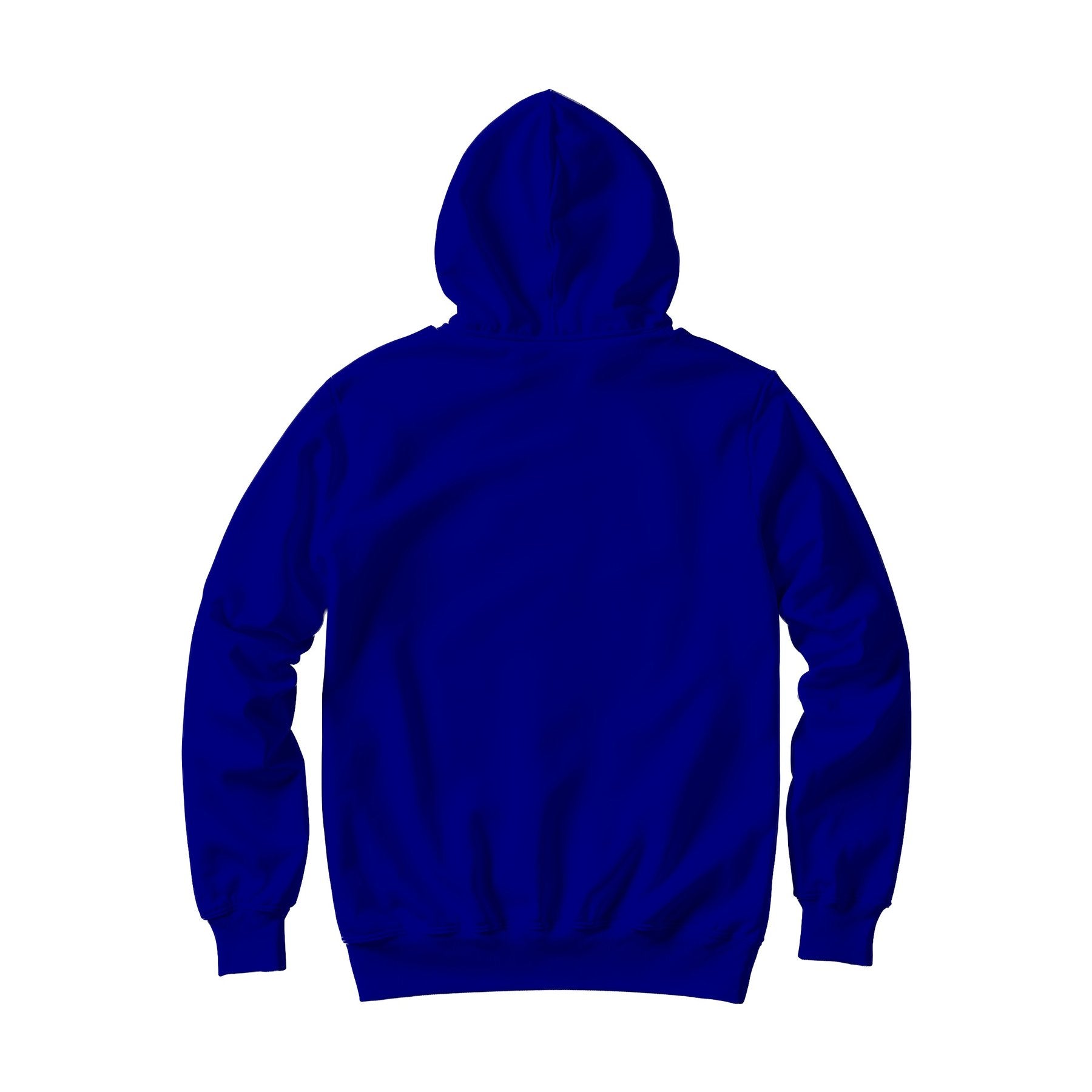 Unisex Hoodie Mockup | Navy Back View — Print on Demand Mockup | High-Res JPG Download | Commercial Use Included | MockupBulk