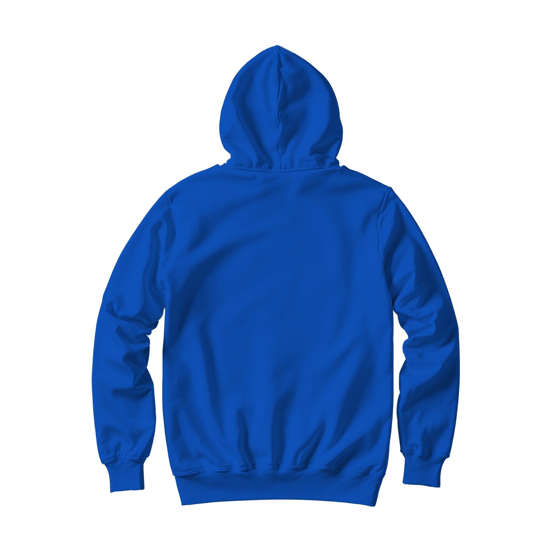 Unisex Hoodie Mockup, Sapphire Back View | High-Res Mockup Template | JPG Digital Download | Commercial Licence | MockupBulk