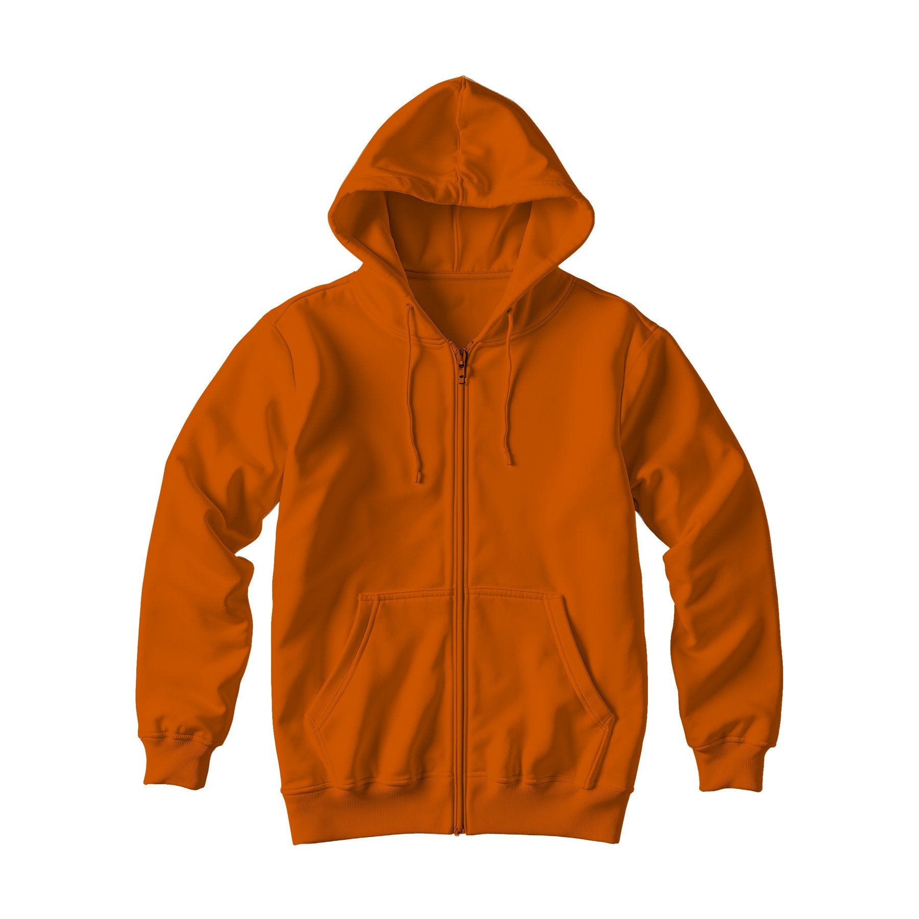 Burnt Orange Regular Fit Unisex Hoodie Mockup | POD Print Mockup | Instant JPG Download | Commercial Licence Included | MockupBulk