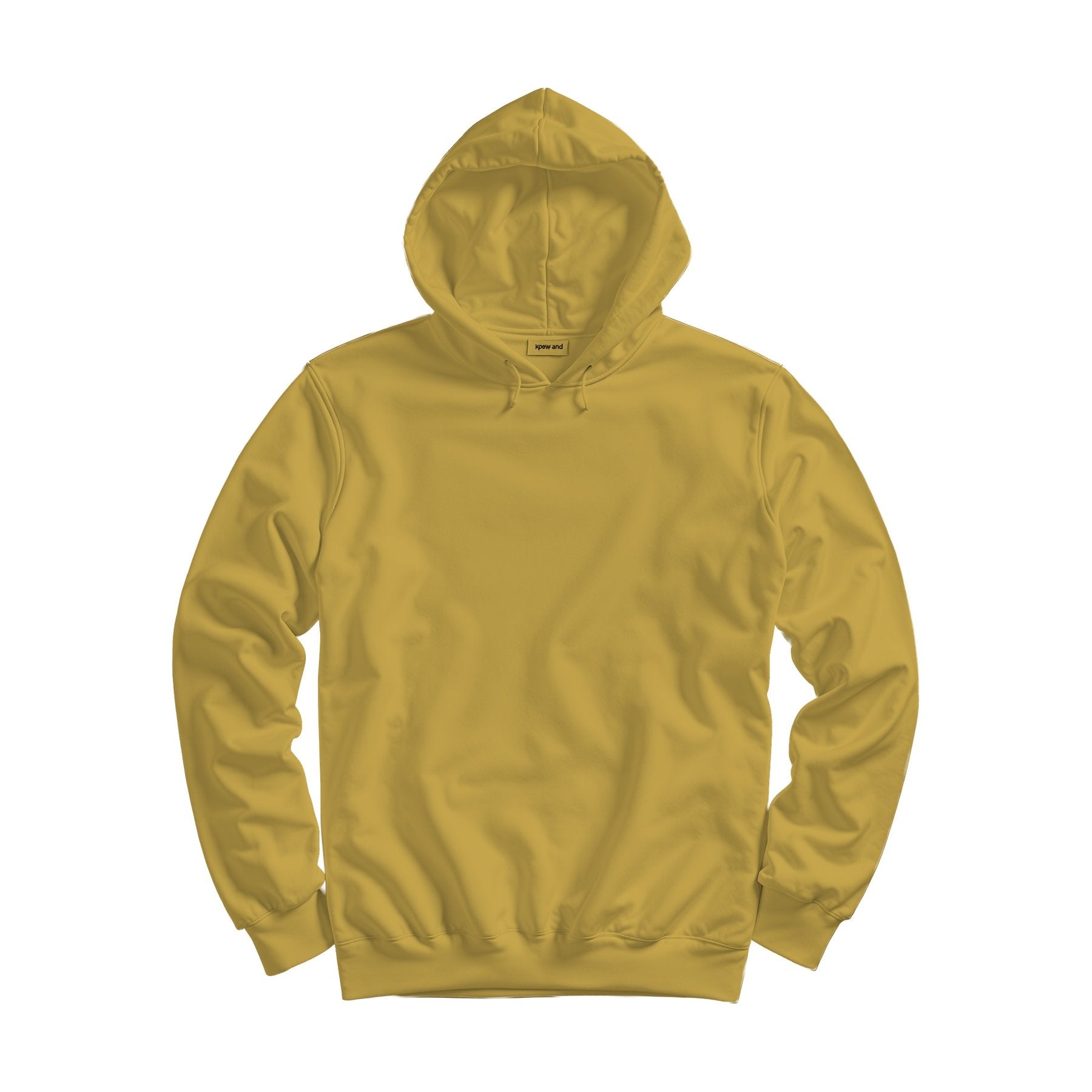 Unisex Hoodie Mockup | Antique Gold Regular Fit Back View — Instant Download JPG Mockup | POD Etsy Redbubble Printful | Commercial Use | MockupBulk