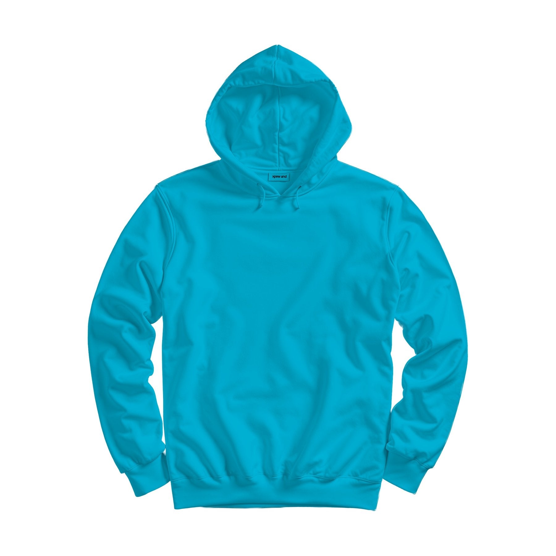Aqua Regular Fit Back View Unisex Hoodie Mockup | JPG Mockup Download | For POD Sellers Designers Etsy Shops | Commercial Use | MockupBulk