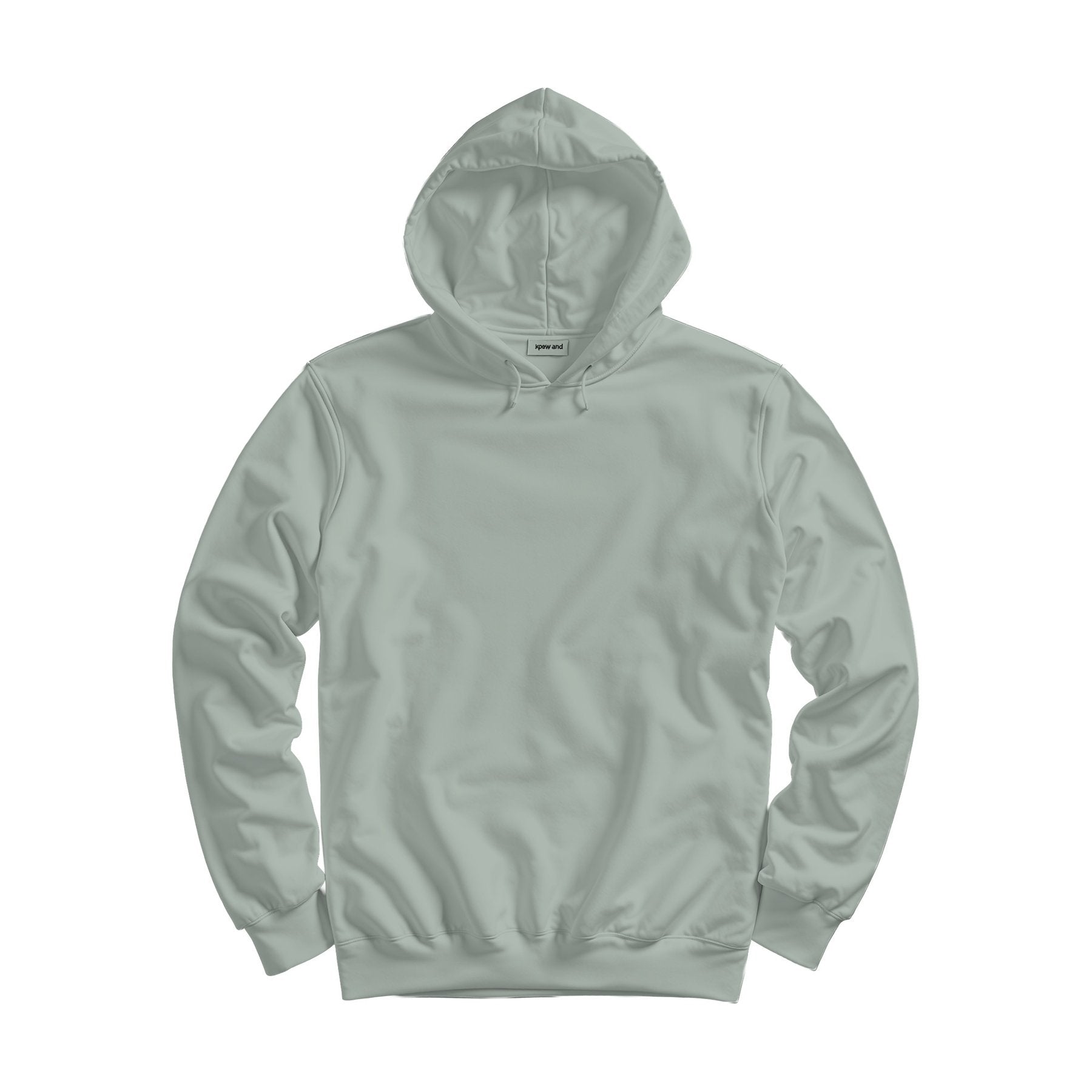 Unisex Hoodie Mockup, Ash Regular Fit Back View | High Resolution JPG | POD Mockup Template | Commercial Use Download | MockupBulk