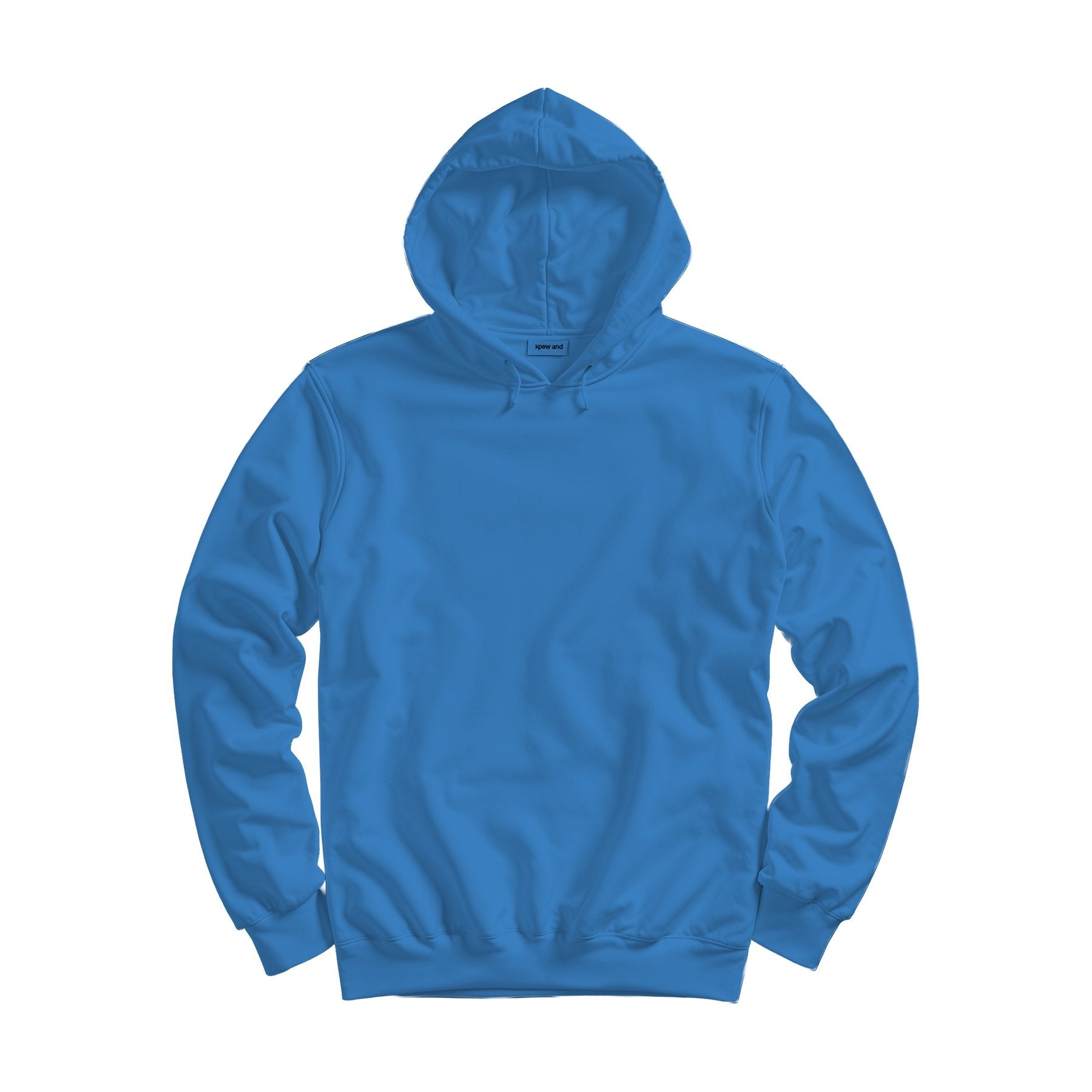 Azure Regular Fit Back View Unisex Hoodie Mockup | Shopify Etsy Mockup Template | High-Res JPG | Commercial Use Download | MockupBulk
