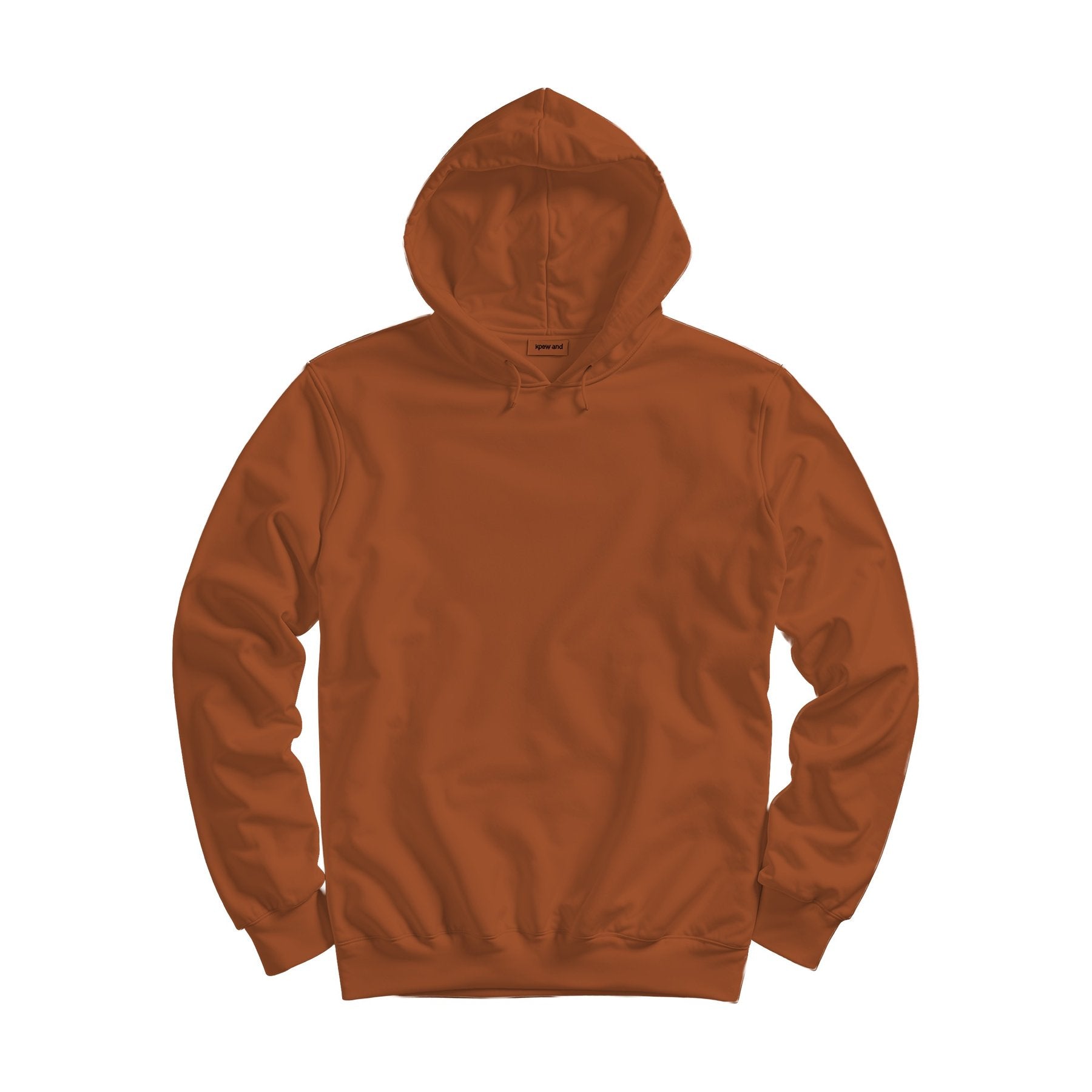Brick Regular Fit Back View Unisex Hoodie Mockup | High-Res JPG Template | Instant Digital Download | POD Etsy Shopify | MockupBulk