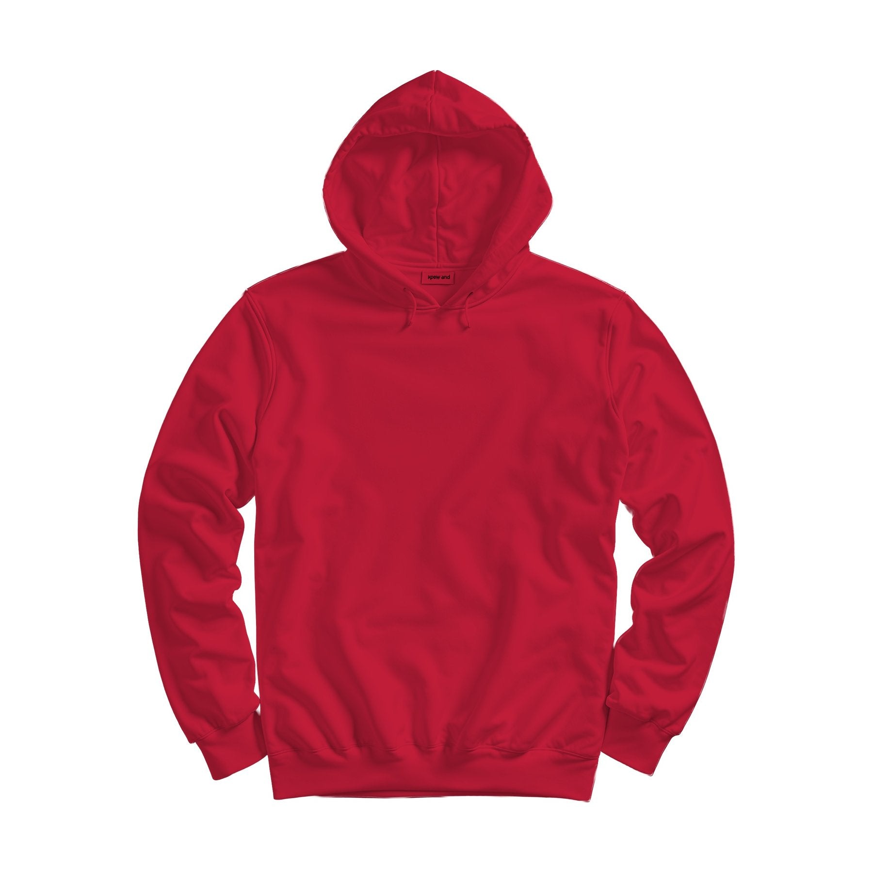Unisex Hoodie Mockup | Cardinal Red Regular Fit Back View — Instant Download JPG Mockup | POD Etsy Redbubble Printful | Commercial Use | MockupBulk