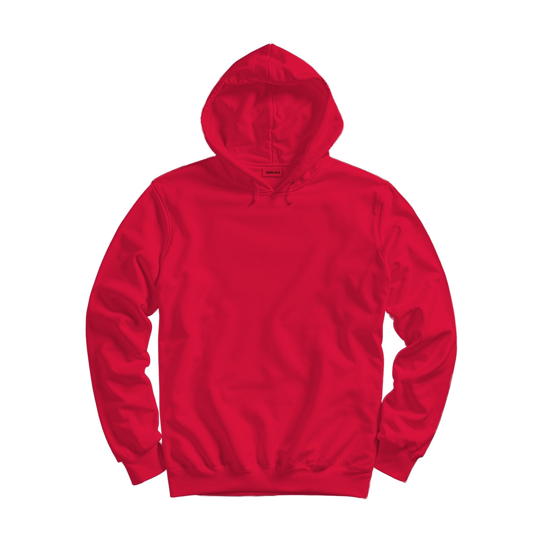 Crimson Regular Fit Back View Unisex Hoodie Mockup | Digital Download Mockup | High-Resolution JPG | Commercial Use Included | MockupBulk