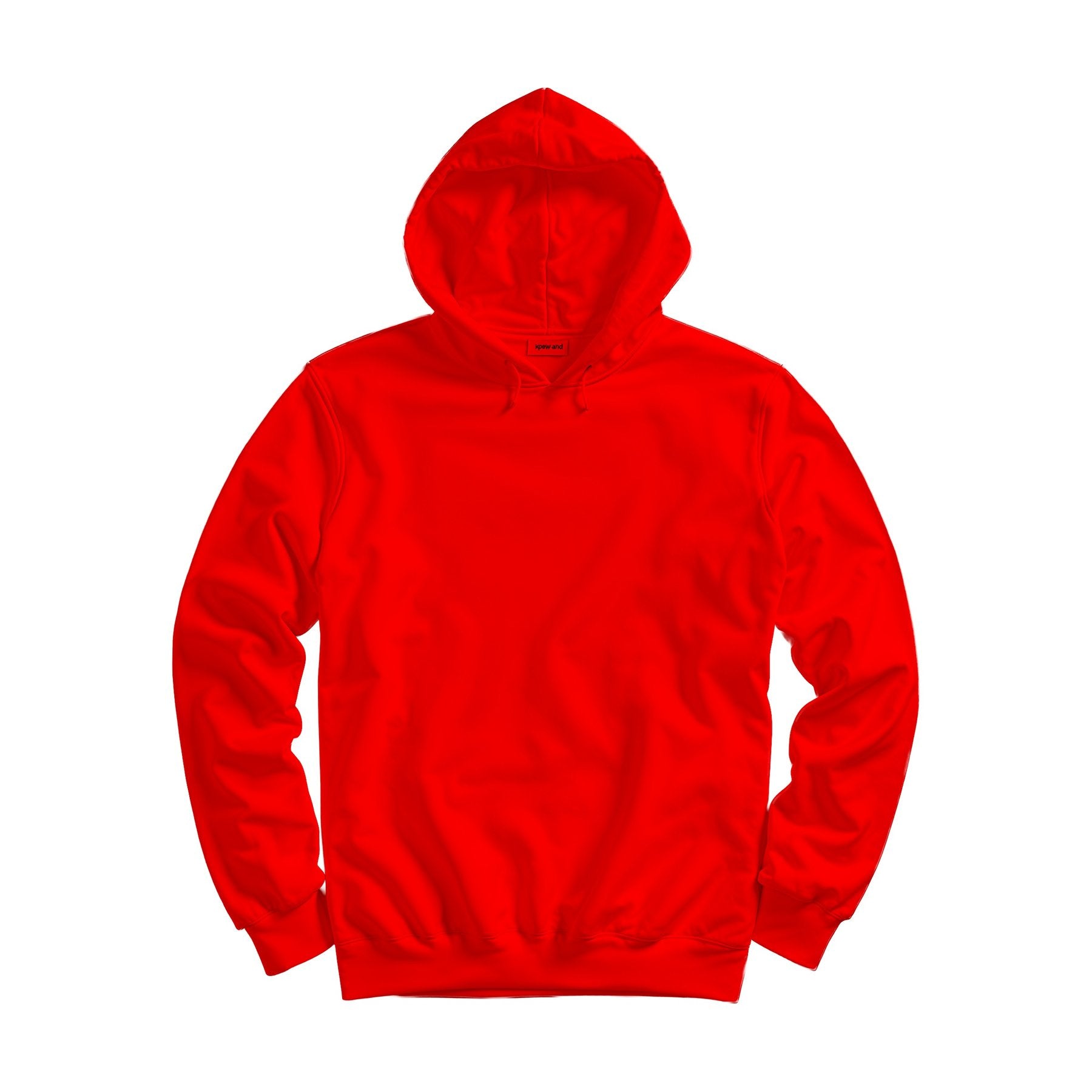 Unisex Hoodie Mockup, Red Regular Fit Back View | Product Mockup JPG | Instant Download | Commercial Use for POD Sellers | MockupBulk