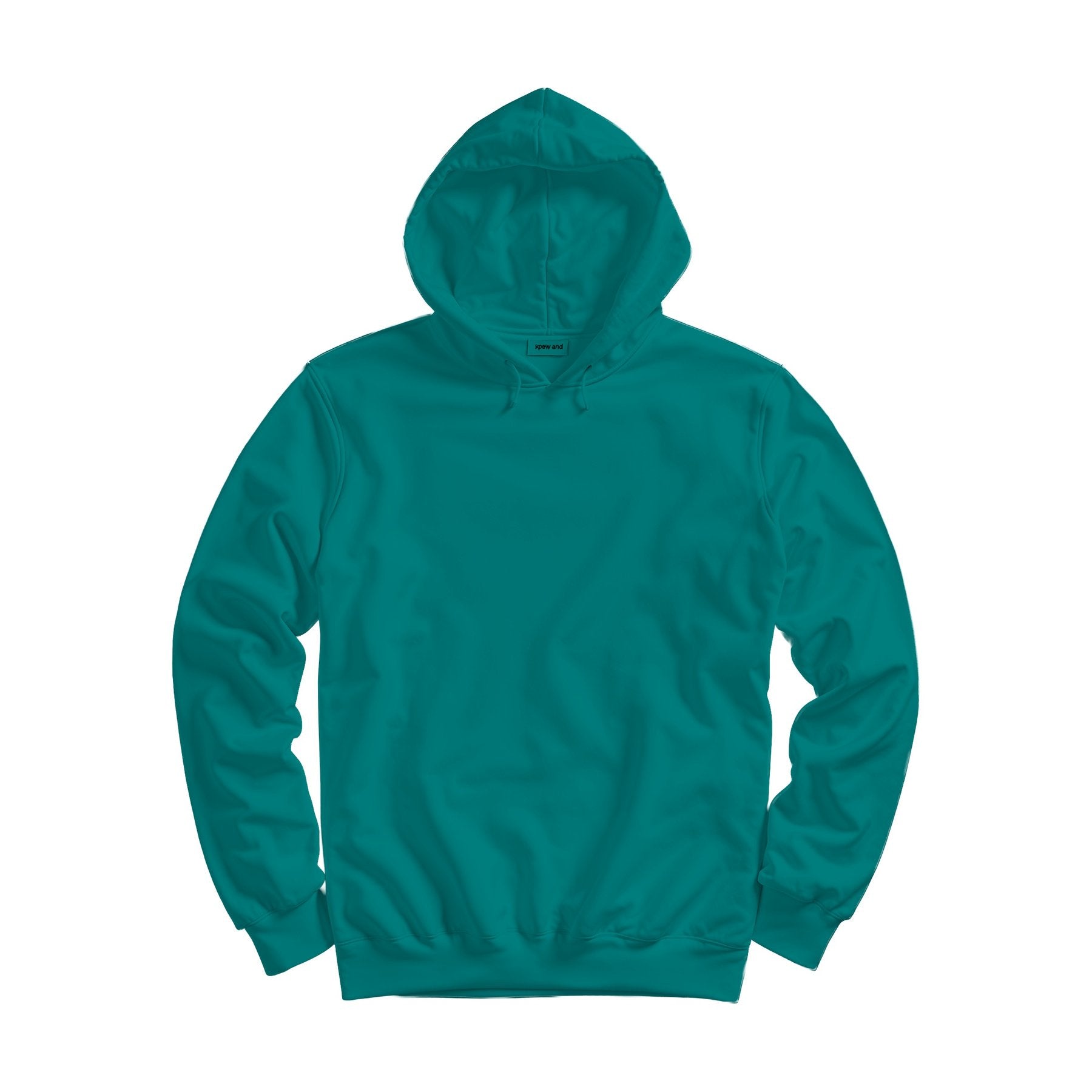 Unisex Hoodie Mockup | Teal Regular Fit Back View | Instant Download JPG Mockup | POD Etsy Redbubble Printful | Commercial Use | MockupBulk