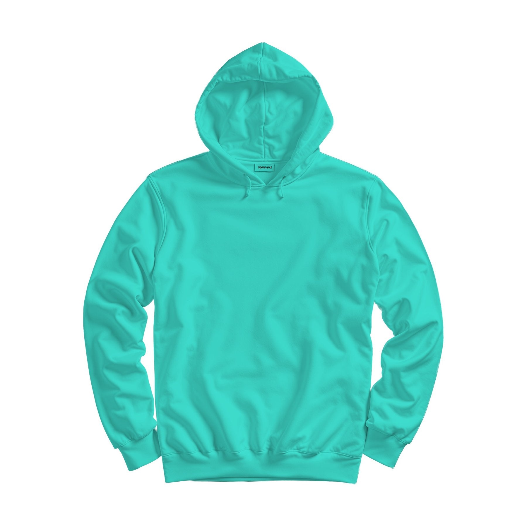 Unisex Hoodie Mockup | Turquoise Regular Fit Back View | JPG Digital Download | Etsy Shopify Mockup | Commercial Licence Included | MockupBulk
