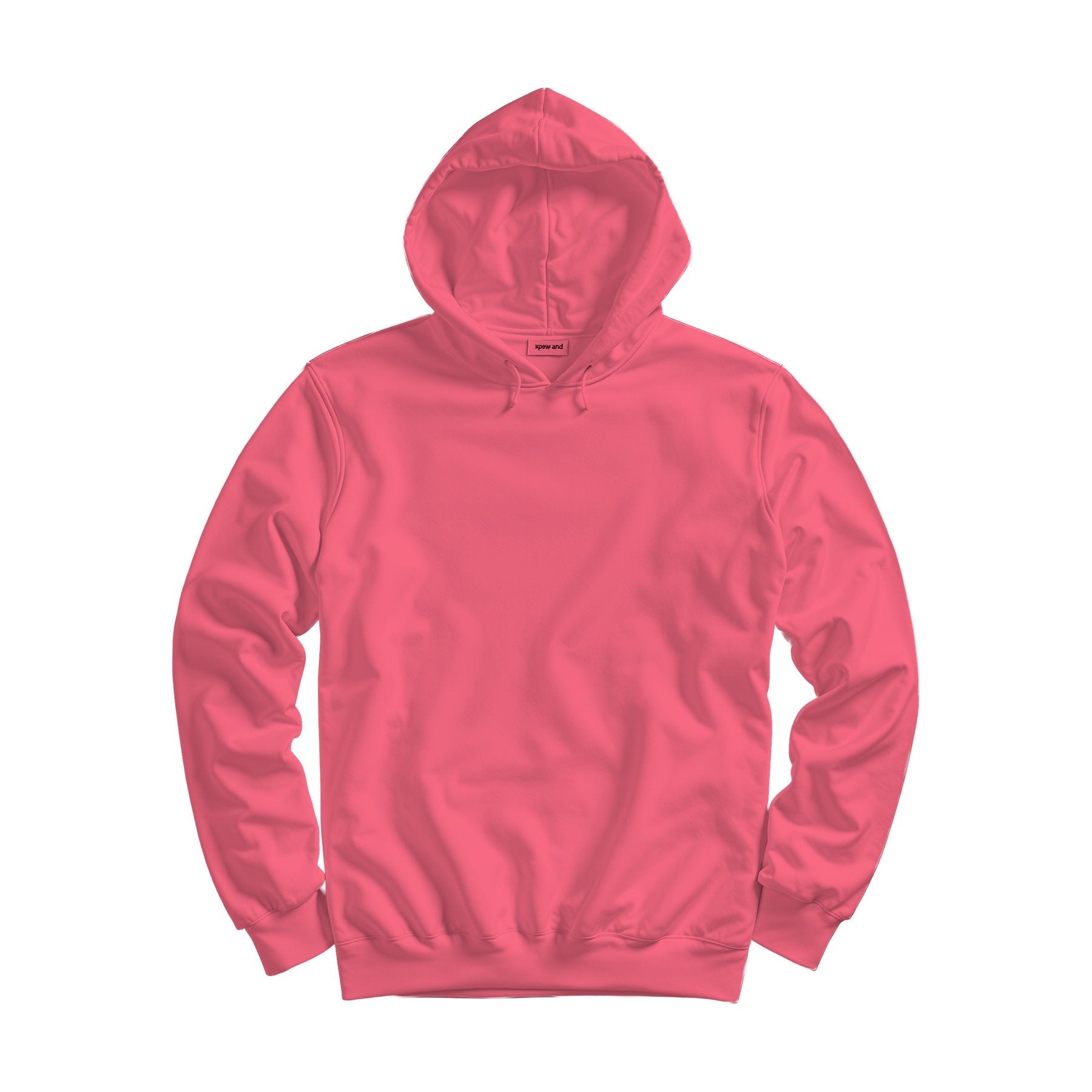 Unisex Hoodie Mockup — Watermelon Regular Fit Back View — Print on Demand Mockup | High-Res JPG Download | Commercial Use Included | MockupBulk
