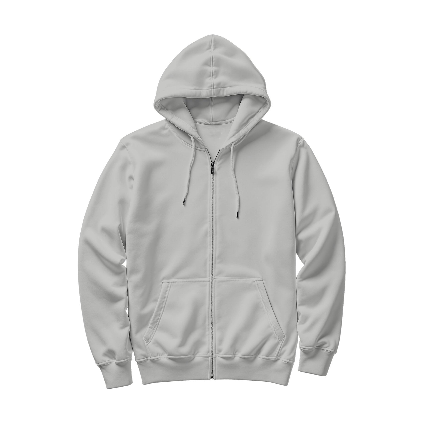 Unisex Hoodie Mockup | Ash Grey Relaxed Fit — POD Print Mockup | Instant JPG Download | Commercial Licence Included | MockupBulk