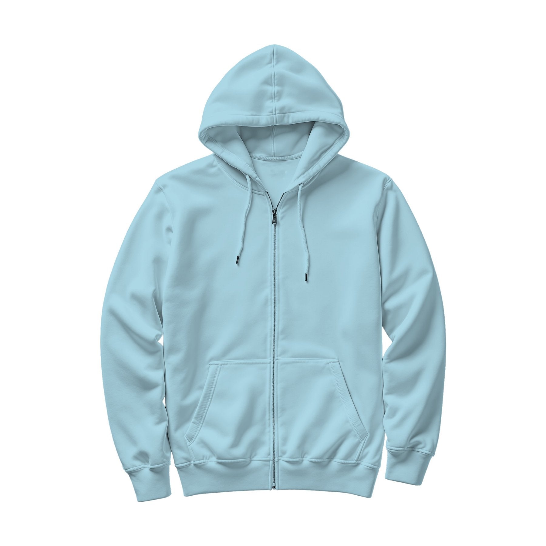 Light Blue Relaxed Fit Unisex Hoodie Mockup | Print on Demand Mockup | High-Res JPG Download | Commercial Use Included | MockupBulk