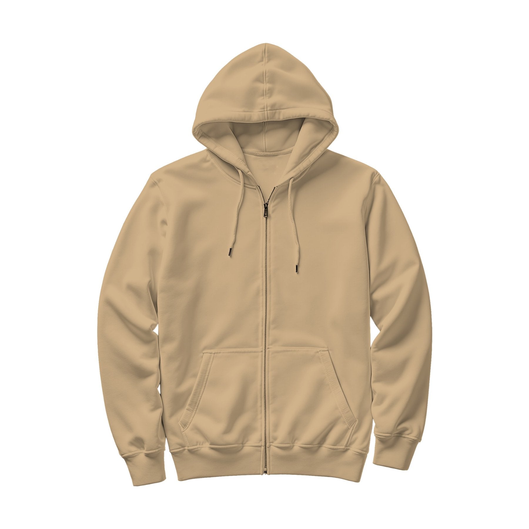 Unisex Hoodie Mockup — Tan Relaxed Fit — Product Mockup JPG | Instant Download | Commercial Use for POD Sellers | MockupBulk
