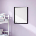Kids Room Styled Room Mockup — Plain Square Frame Square 1:1 — Left-Angled Perspective — #04674 | MockupBulk