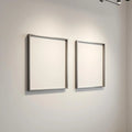 White Gallery Wall Interior Frame Mockup — Plain Square Frame Portrait 2:3 — Right-Angled Perspective — #04607 | MockupBulk