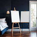 Dark Bedroom Lifestyle Frame Mockup — Plain Square Frame Portrait 2:3 — Perspective View — #02800 | MockupBulk