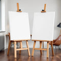 Home Office High-Res Frame Mockup — Plain Square Frame Landscape 11x14 — Perspective View — #02944 | MockupBulk