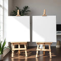 Home Office Styled Room Mockup — Plain Square Frame Square 1:1 — Perspective View — #02946 | MockupBulk