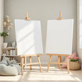Kids Room Frame Display Mockup — Plain Square Frame Square 1:1 — Perspective View — #02921 | MockupBulk