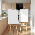 Modern Kitchen Frame Display Mockup — Plain Square Frame Landscape 3:4 — Perspective View — #03112 | MockupBulk
