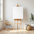 Nursery Premium Interior Mockup — Plain Square Frame Portrait 2:3 — Perspective View — #02895 | MockupBulk