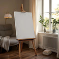 Reading Nook Wall Art Mockup — Plain Square Frame Portrait 2:3 — Perspective View — #03013 | MockupBulk