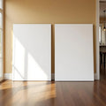 Modern Kitchen Editorial Room Mockup — Plain Square Frame Portrait 2:3 — Perspective View — #03108 | MockupBulk