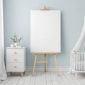 Nursery Frame Display Mockup — Plain Square Frame Portrait 5:7 — Perspective View — #02887 | MockupBulk